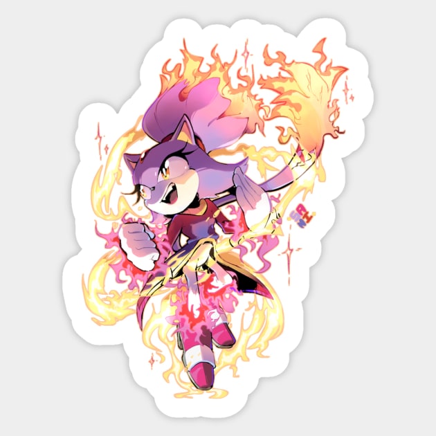 Blaze Sticker by Sani